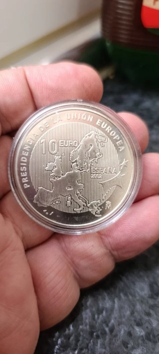 Moneda 10 Euros Plata España 2002