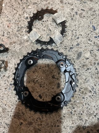 Comando cambio e corone Shimano SLX Deore