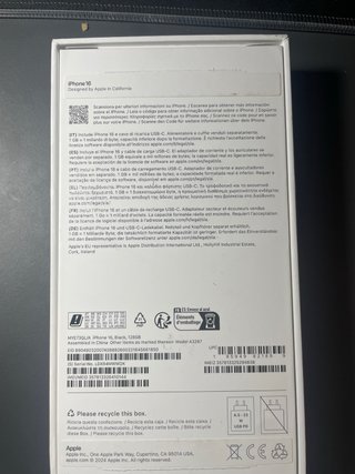 iPhone 16 128GB Nuevo
