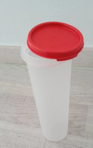 Contenedor espaguetis 1.1L tapa roja