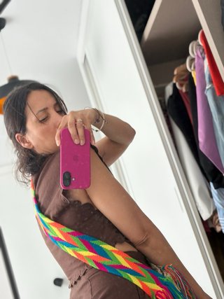 Bolso Wayuu Multicolor Tejido
