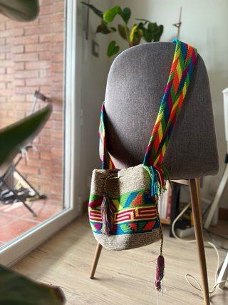 Bolso Wayuu Multicolor Tejido