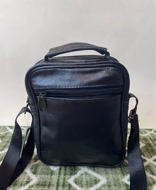 Borsello vera pelle Angel nero