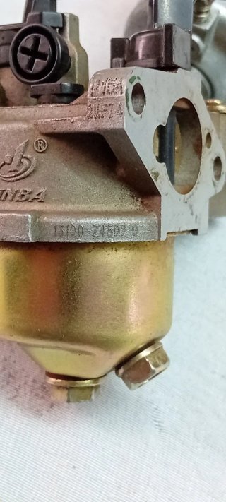 Carburador para generador