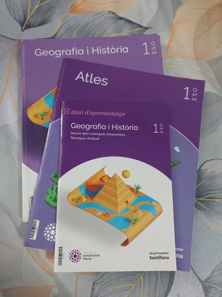 libro GEOGRAFIA I HISTÒRIA 1ESO