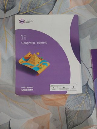 libro GEOGRAFIA I HISTÒRIA 1ESO
