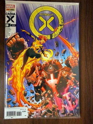 Grapa Patrulla-X: caída de X 28 #151