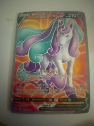 Carta Pokémon Rapidash V 210 HP