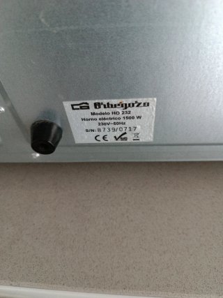 Horno Orbegozo HO 232 1500W