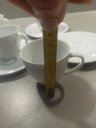 Tazas Bidasoa de porcelana blanca