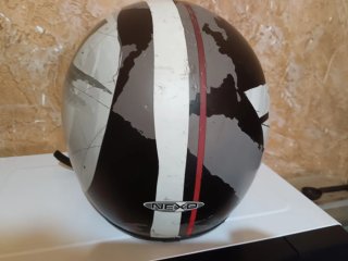 Casco Moto Jet Vintage Marca Nexon