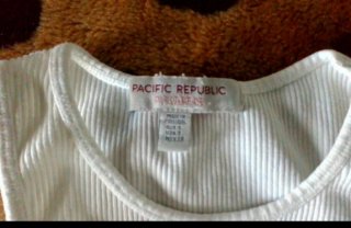 Top blanco bordado chino