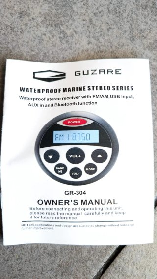 Radio Marina GUZARE GR304 USB/MP3