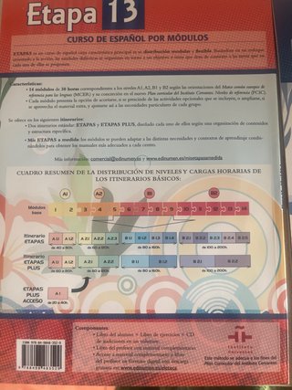 Curso Español Etapas 13 Módulos