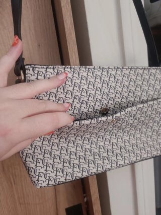 Bolso Cortefiel Beige y Negro