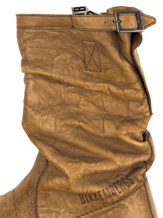 Bikkembergs Dirk Slouched Leather Ankle Boots