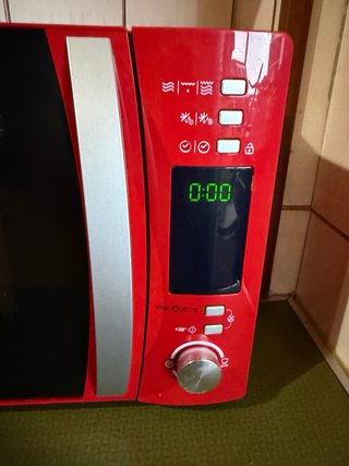 Microondas Candy Rojo Retro - Como Nuevo