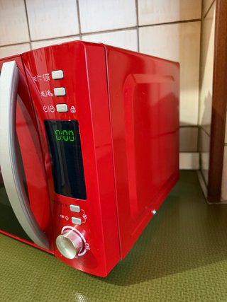 Microondas Candy Rojo Retro - Como Nuevo