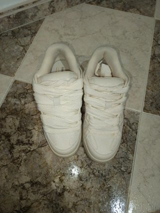 Zapatillas Bershka Hombre Beige/Blanco