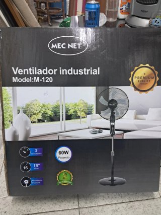 Ventilador Industrial Mec Net M-120 Pitencia 60w