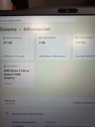 LENOVO ThinkPad E16 Gen3 A ESTRENAR