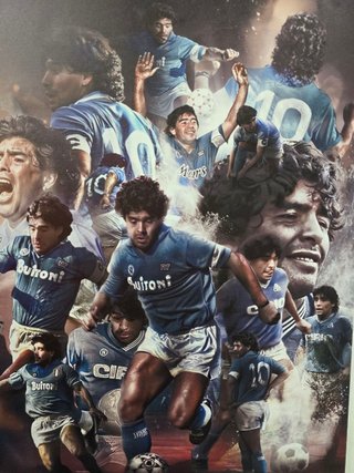 Quadro Maradona 40x60 cm