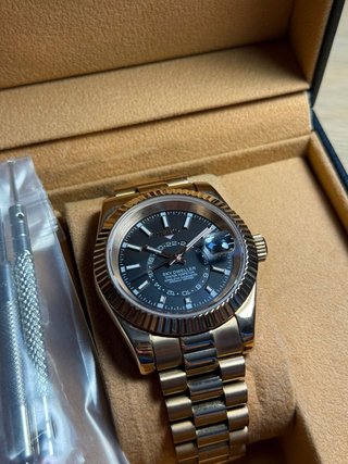 Seiko Skydweller Oro Rosa Negro