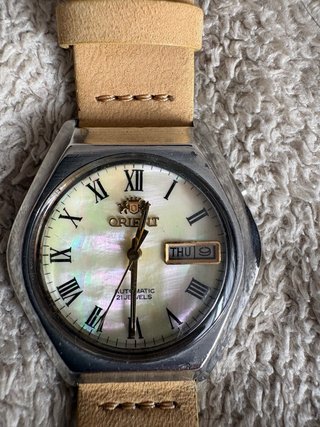 Reloj Orient Automático Esfera Madre Perla