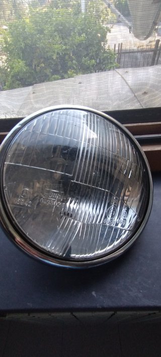 Faro Anteriore Moto Cromato