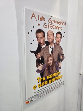Poster Film Tre Uomini e una gamba 40x60