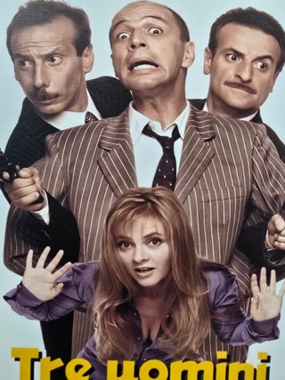Poster Film Tre Uomini e una gamba 40x60