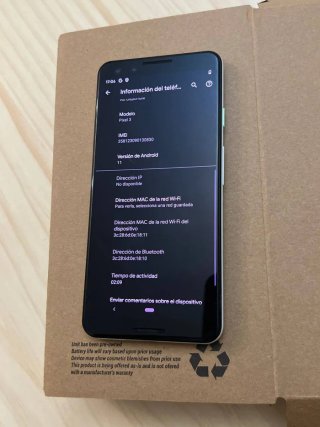 Google Pixel 3 64GB snapdragon blanco