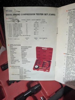 Kit Compresión Motor Gasolina YF-8101
