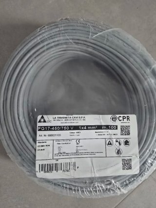Rollo Cable Eléctrico 4mm FG17-450/750V