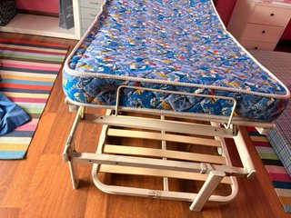 Cama articulada con 2 colchones (80x1,80)cm