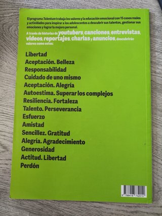 Talentum, 2 Secundaria programa de valores y de...