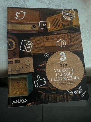 Libro de valenciano 1 trimestre