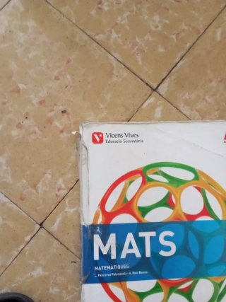 Libro de matemáticas de primero de la ESO