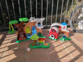 Lote Little People: Zoo, Granja y Estanco