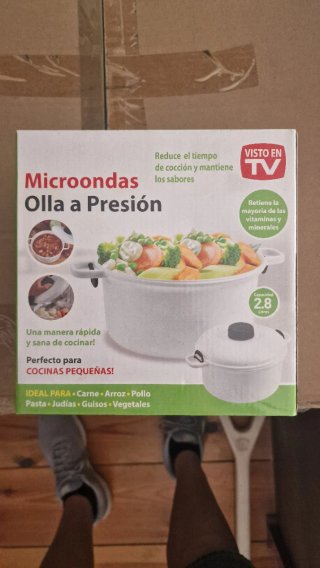 Olla Microondas Presión Cocina Rápida 2.8L