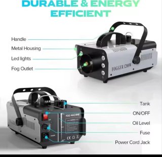 Máquina de Humo Fogger 1200W