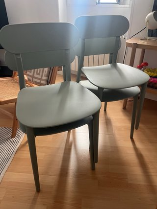 Lote 4 Sillas Maisons du Monde Verdes