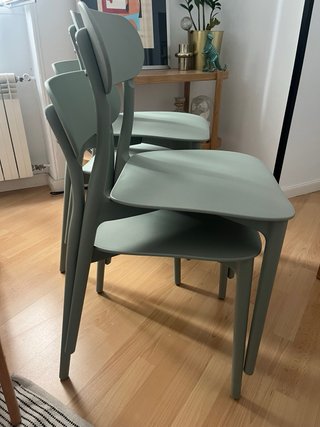 Lote 4 Sillas Maisons du Monde Verdes