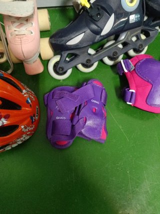 Patines en línea T32-34 y artísticos T26-28