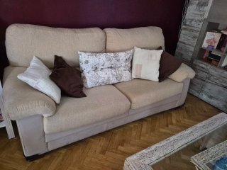 Sofa 2 cuerpos, butacon reclinable y sillita ikea