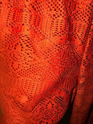 Chaleco y pantalon naranja