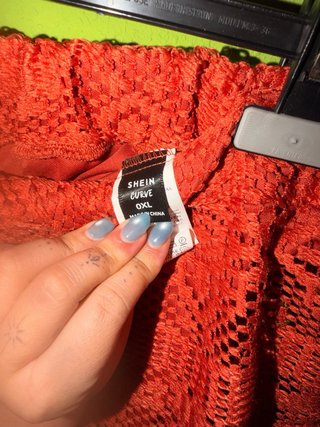 Chaleco y pantalon naranja