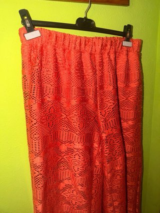 Chaleco y pantalon naranja