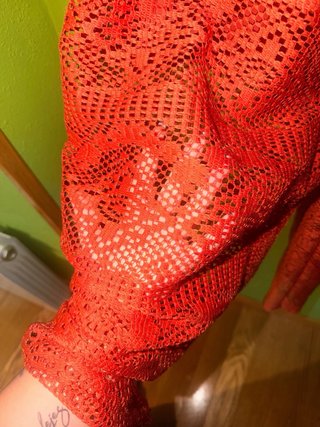 Chaleco y pantalon naranja