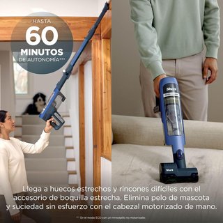 Aspiradora Shark con Base Carga Vaciado Autom.